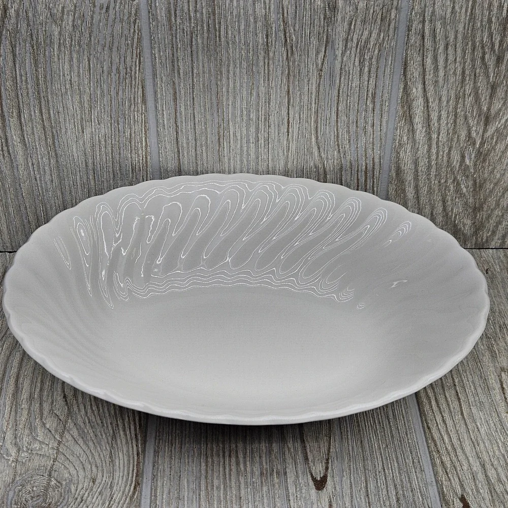 Johnson Brothers Regency White Ironstone Oval Vegetable Serving Bowl 9